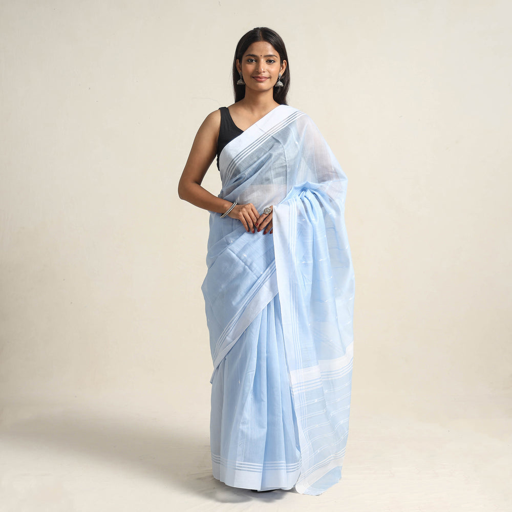 Traditional Handloom Chanderi Silk Cotton Saree 06