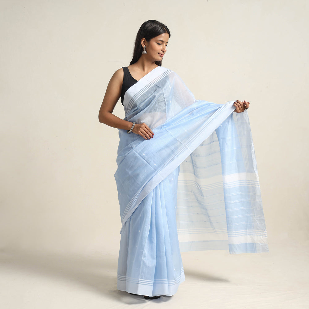 Traditional Handloom Chanderi Silk Cotton Saree 06