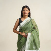 Traditional Handloom Chanderi Silk Cotton Saree 07