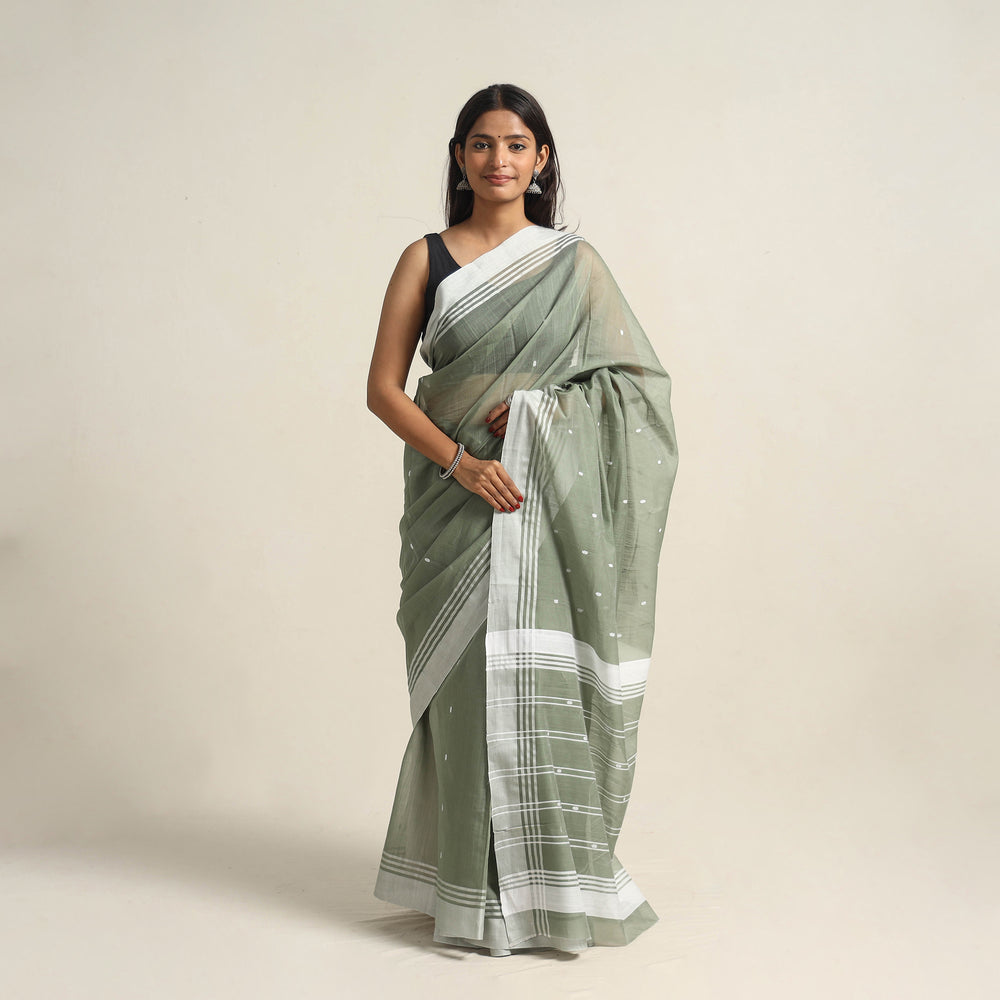 Traditional Handloom Chanderi Silk Cotton Saree 08