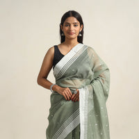 Traditional Handloom Chanderi Silk Cotton Saree 08