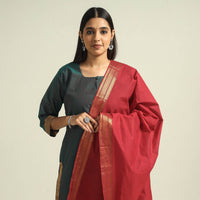 Mangalagiri Kurta with Palazzo & Dupatta Set