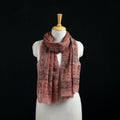 Pure Merino Wool Stole in Pedana Kalamkari Block Prints 05