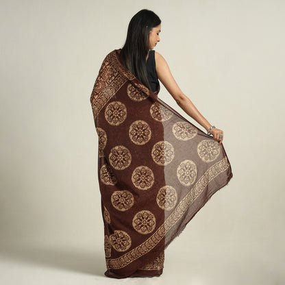 hand batik printed saree
