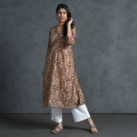 Buy Hand Batik Printed Cotton Kurta for Women