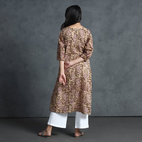 Buy Hand Batik Printed Cotton Kurta for Women