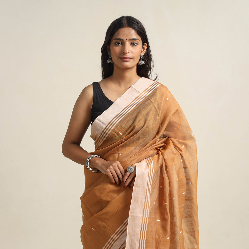 Traditional Handloom Chanderi Silk Cotton Saree 09