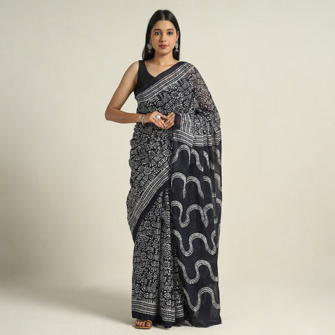 Batik Print Saree