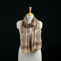 Pure Merino Wool Stole in Pedana Kalamkari Block Prints 11