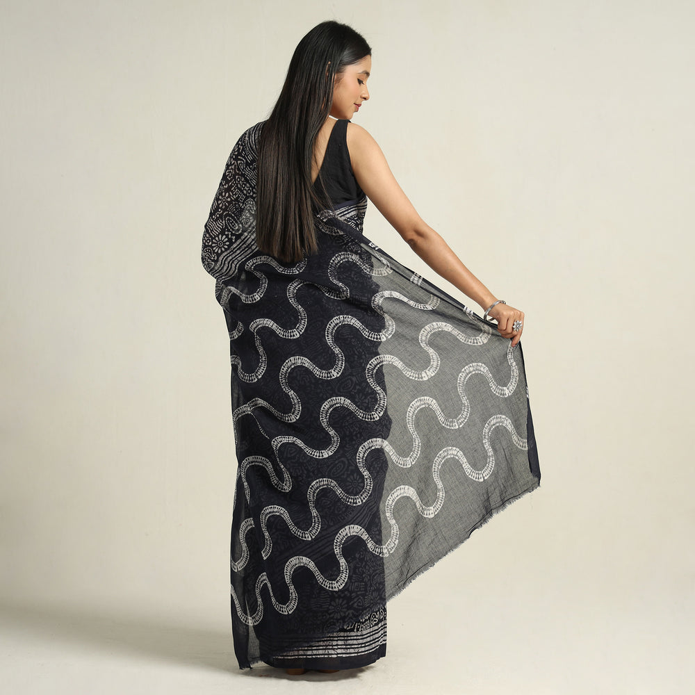 Batik Print Saree