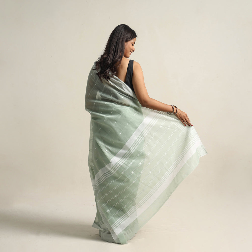 Traditional Handloom Chanderi Silk Cotton Saree 10