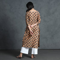 batik printed kurta