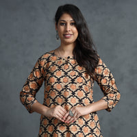 batik printed kurta