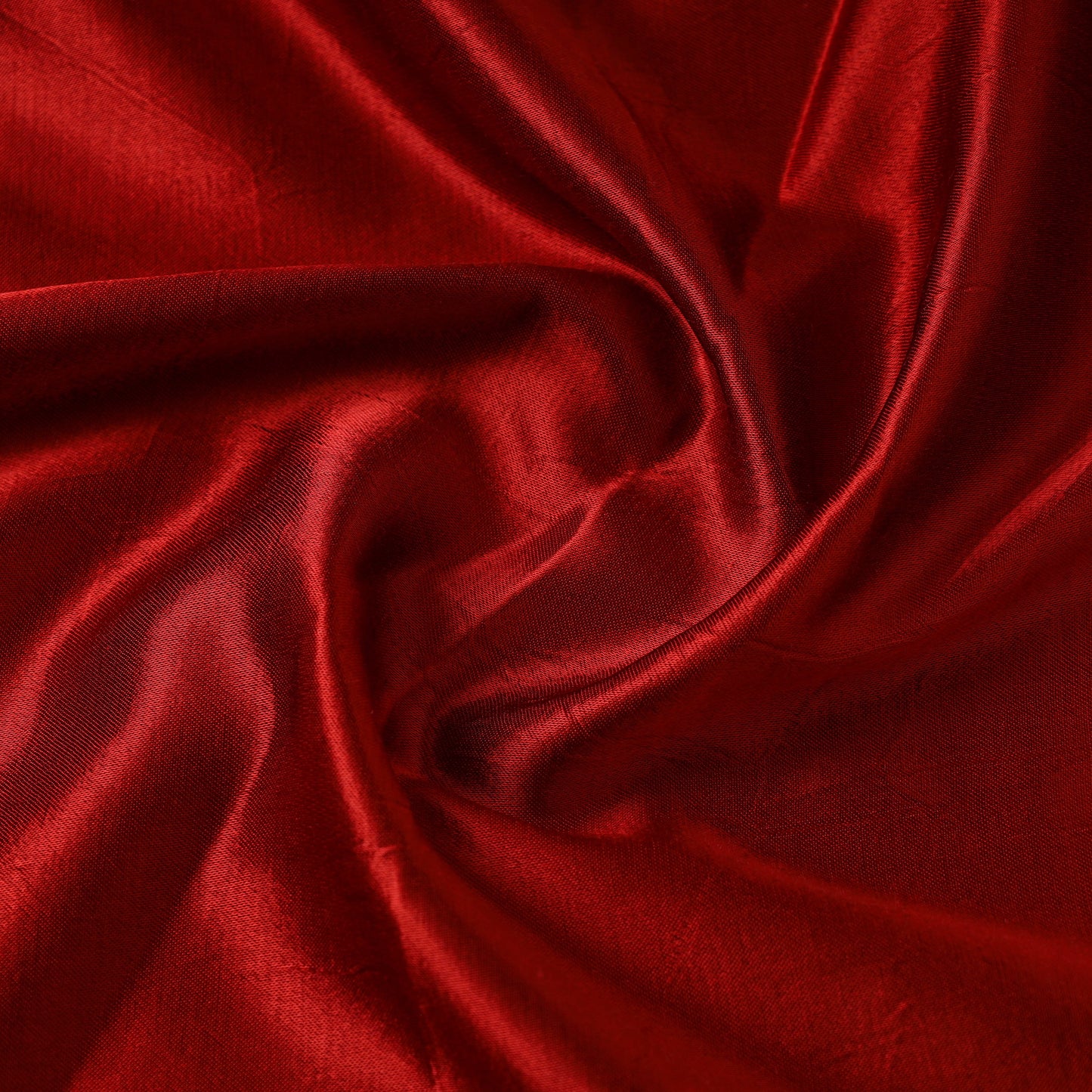 Red - Mashru Silk Plain Fabric 43