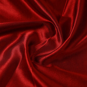 Red - Mashru Silk Plain Fabric 43