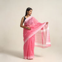 Traditional Handloom Chanderi Silk Cotton Saree 11