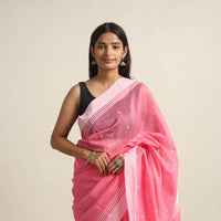 Traditional Handloom Chanderi Silk Cotton Saree 11