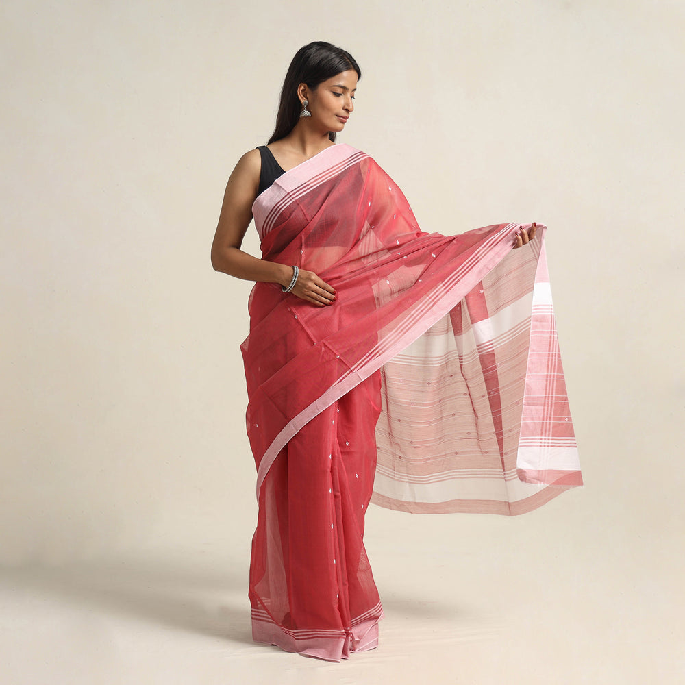 Traditional Handloom Chanderi Silk Cotton Saree 12