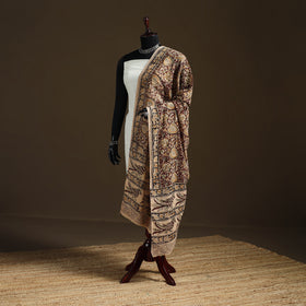 Kalamkari Hand Block Print Natural Dyed Cotton Dupatta 04