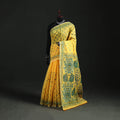 Hand Embroidered Chapa Work Silk Cotton Saree 07