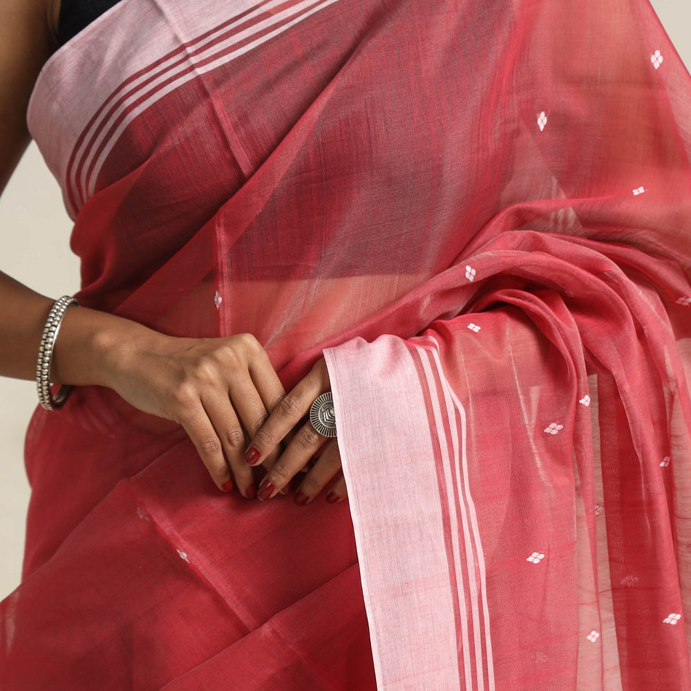 Traditional Handloom Chanderi Silk Cotton Saree 12