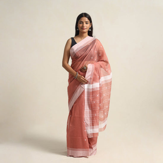 Traditional Handloom Chanderi Silk Cotton Saree 13