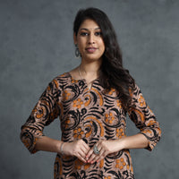 batik printed kurta