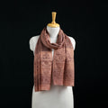 Pure Merino Wool Stole in Pedana Kalamkari Block Prints 33