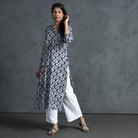 batik printed kurta