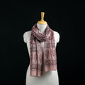 Pure Merino Wool Stole in Pedana Kalamkari Block Prints 42
