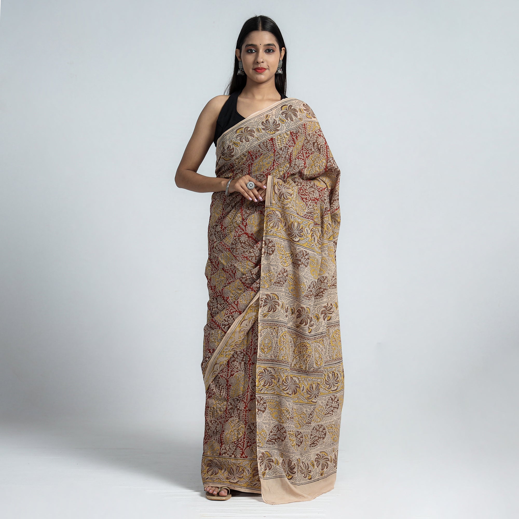 iTokri.com - Kalamkari Printed Silk & Cotton Sarees by Kota Durga Rao Check  Collection - https://www.itokri.com/collections/kalamkari-sarees-hand-painted-block-printed-online  | Facebook