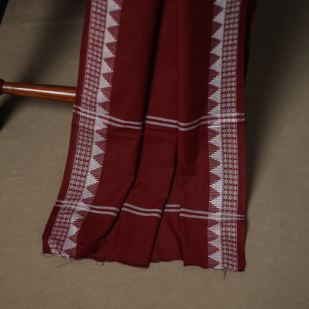 Sanganeri Block Print Cotton Unstitched Dress Material: Kurta, Bottom & Dupatta with Jewellery 39