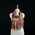 Pure Merino Wool Stole in Pedana Kalamkari Block Prints 49