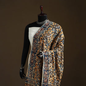 Kalamkari Hand Block Print Natural Dyed Cotton Dupatta 10