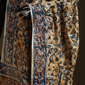 Kalamkari Hand Block Print Natural Dyed Cotton Dupatta 10