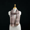 Pure Merino Wool Stole in Pedana Kalamkari Block Prints 53