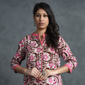 Buy Hand Batik Printed Cotton Kurta for Women