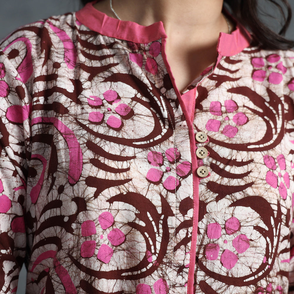 batik printed kurta