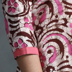 Buy Hand Batik Printed Cotton Kurta for Women