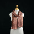 Pure Merino Wool Stole in Pedana Kalamkari Block Prints 65