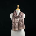Pure Merino Wool Stole in Pedana Kalamkari Block Prints 66