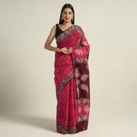 Batik Print Saree