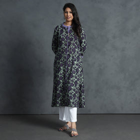 Buy Hand Batik Printed Cotton Kurta for Women