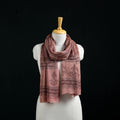 Pure Merino Wool Stole in Pedana Kalamkari Block Prints 69