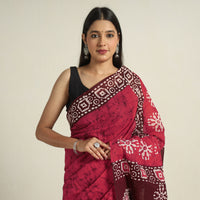 Batik Print Saree