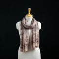 Pure Merino Wool Stole in Pedana Kalamkari Block Prints 70
