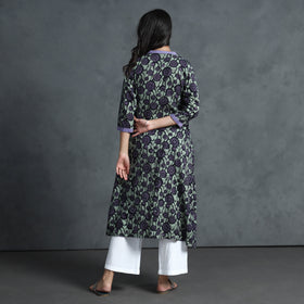 Buy Hand Batik Printed Cotton Kurta for Women