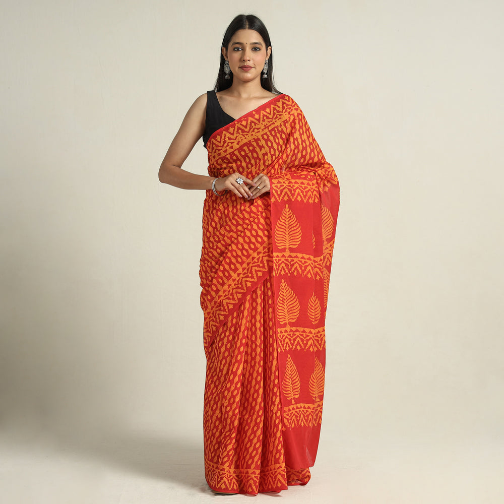 Batik Print Saree