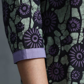 Buy Hand Batik Printed Cotton Kurta for Women