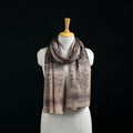 Pure Merino Wool Stole in Pedana Kalamkari Block Prints 75